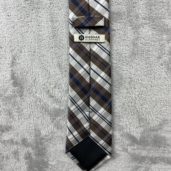 Haggar Men's Modern 100% Polyester Neck Tie - Picture 5 of 6